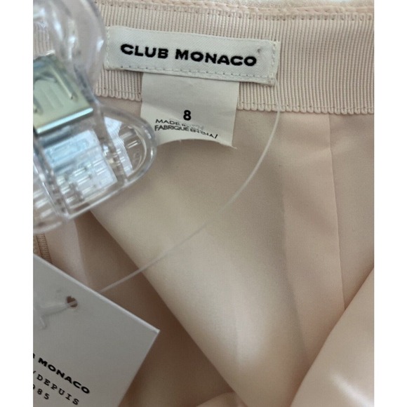 Club Monoco Atrina Skirt Size 8 Pink Pearl Scalloped Cutout Hem NEW - Picture 12 of 13